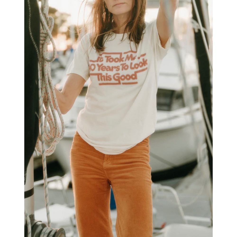 The Bee & The Fox 100% Cotton T-Shirt "It Took me 40 Years To Look This Good" M